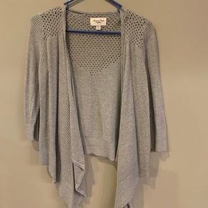 American Eagle grey cardigan size XS